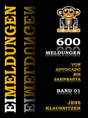 cover image of 600 satirische Meldungen--Band 01